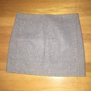 J CREW felted wool skirt with side pockets